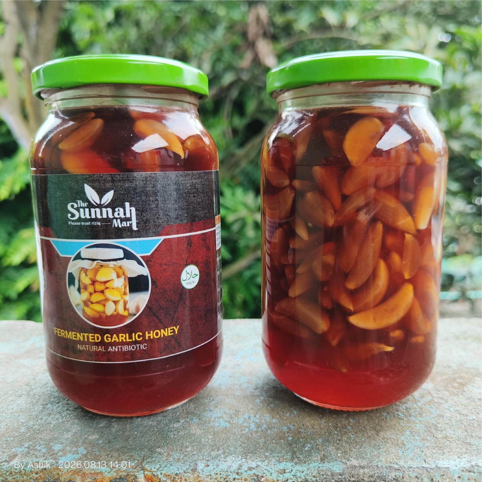 গজানো রসুন মধু